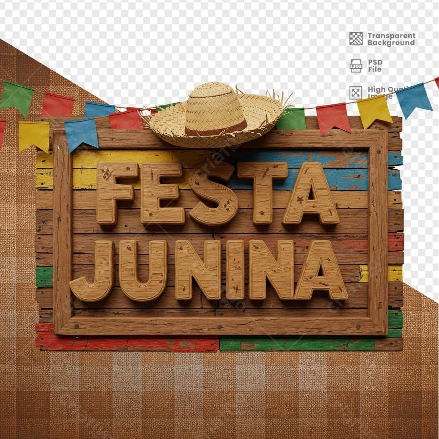 Banner Festa Junina PSD Editável
