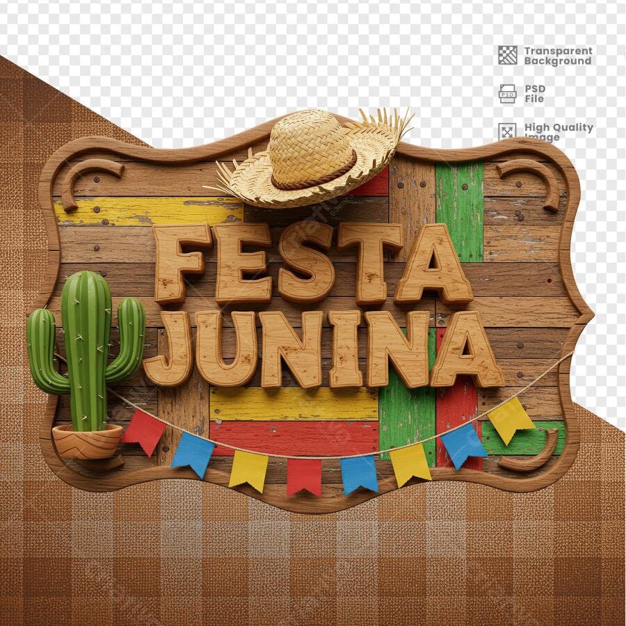 Banner Festa Junina PSD Editável