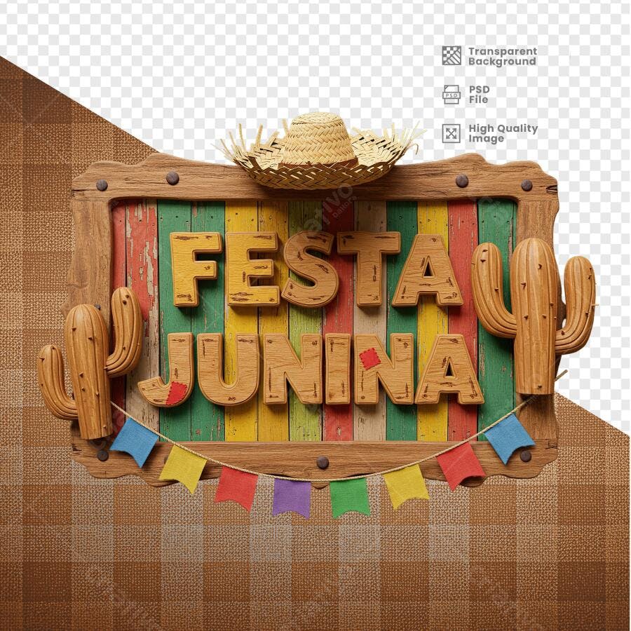 Banner Festa Junina PSD Editável