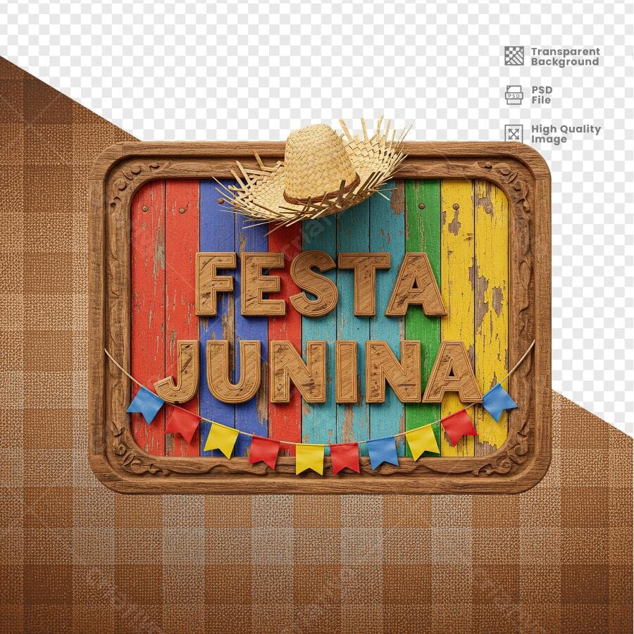 Banner Festa Junina PSD Editável