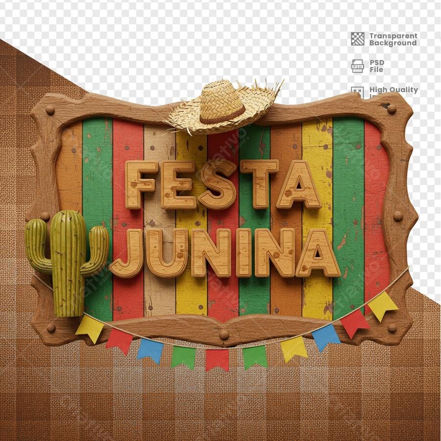 Banner Festa Junina PSD Editável