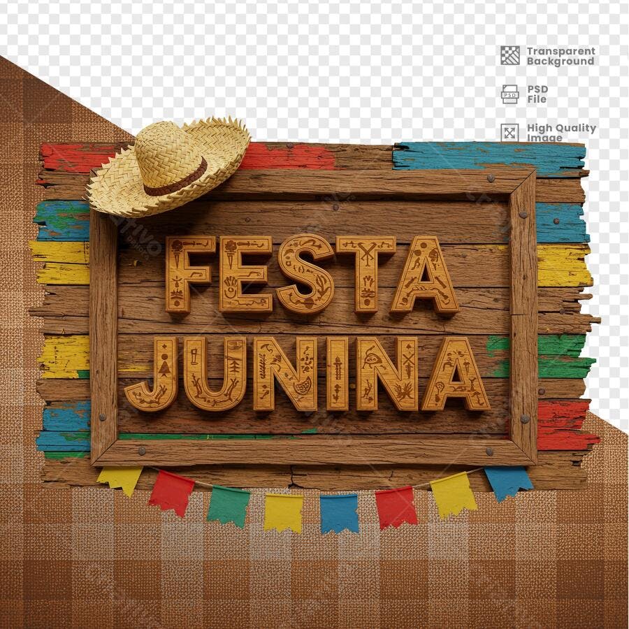 Banner Festa Junina PSD Editável