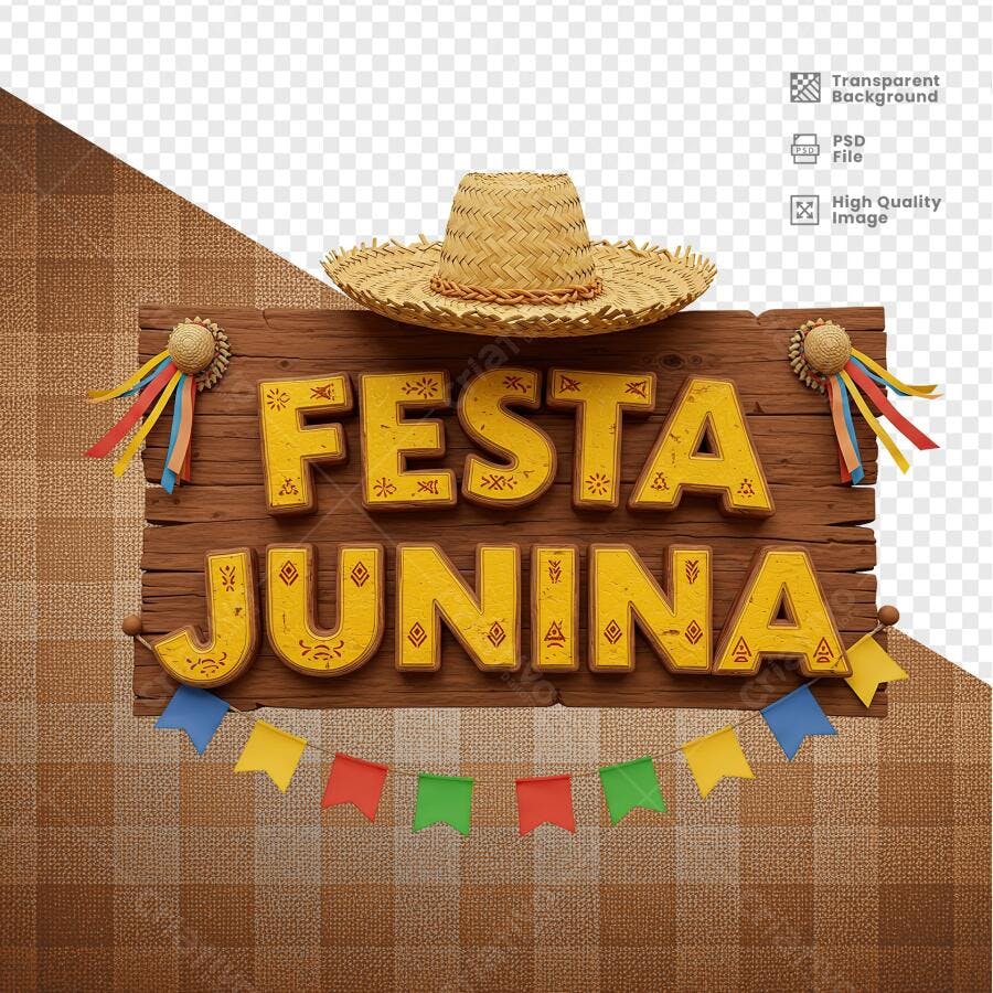 Banner Festa Junina PSD Editável