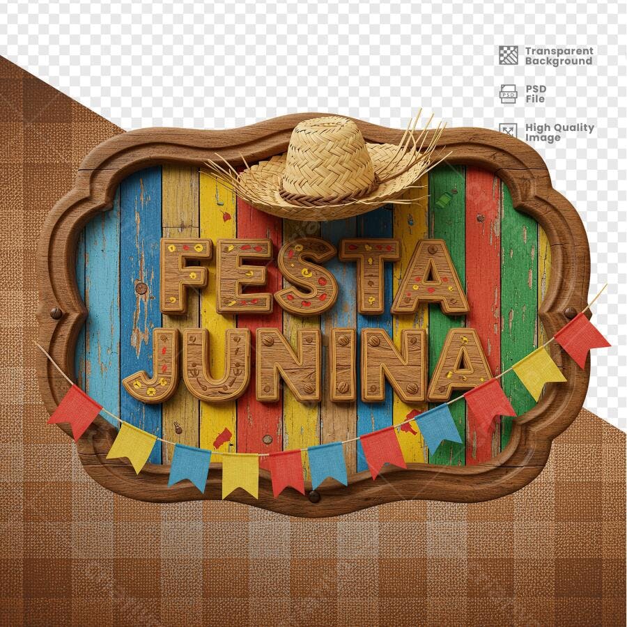 Banner Festa Junina PSD Editável
