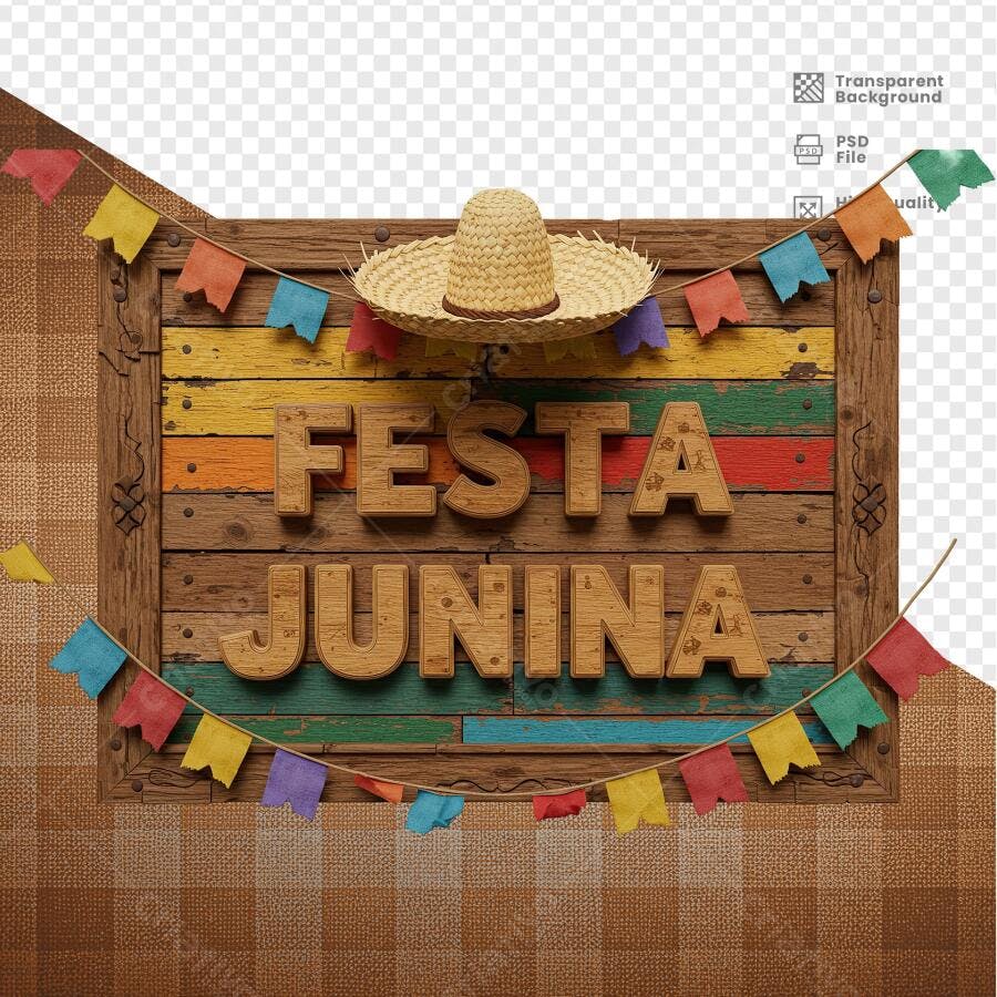 Banner Festa Junina PSD Editável