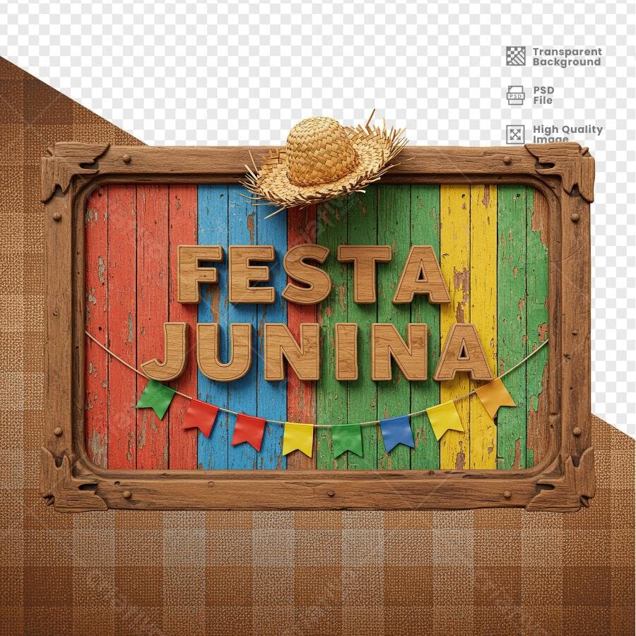 Banner Festa Junina PSD Editável