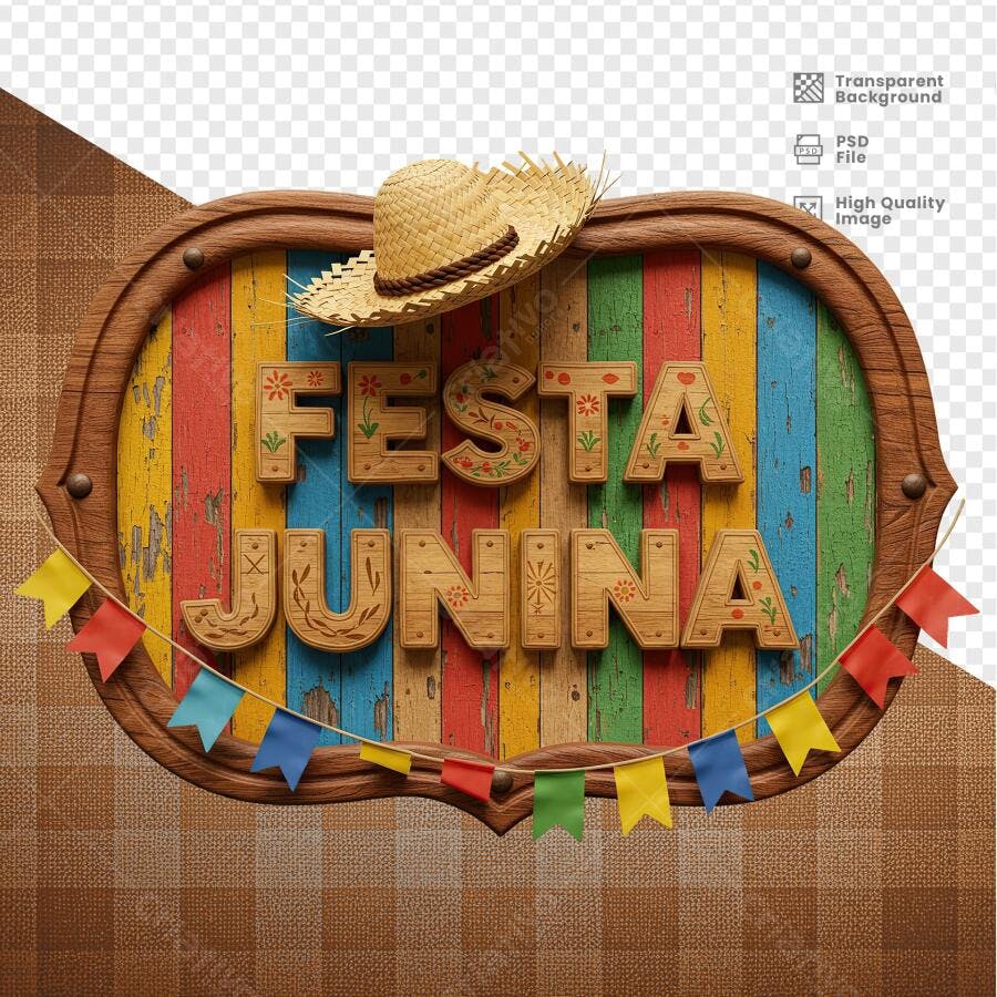 Banner Festa Junina PSD Editável