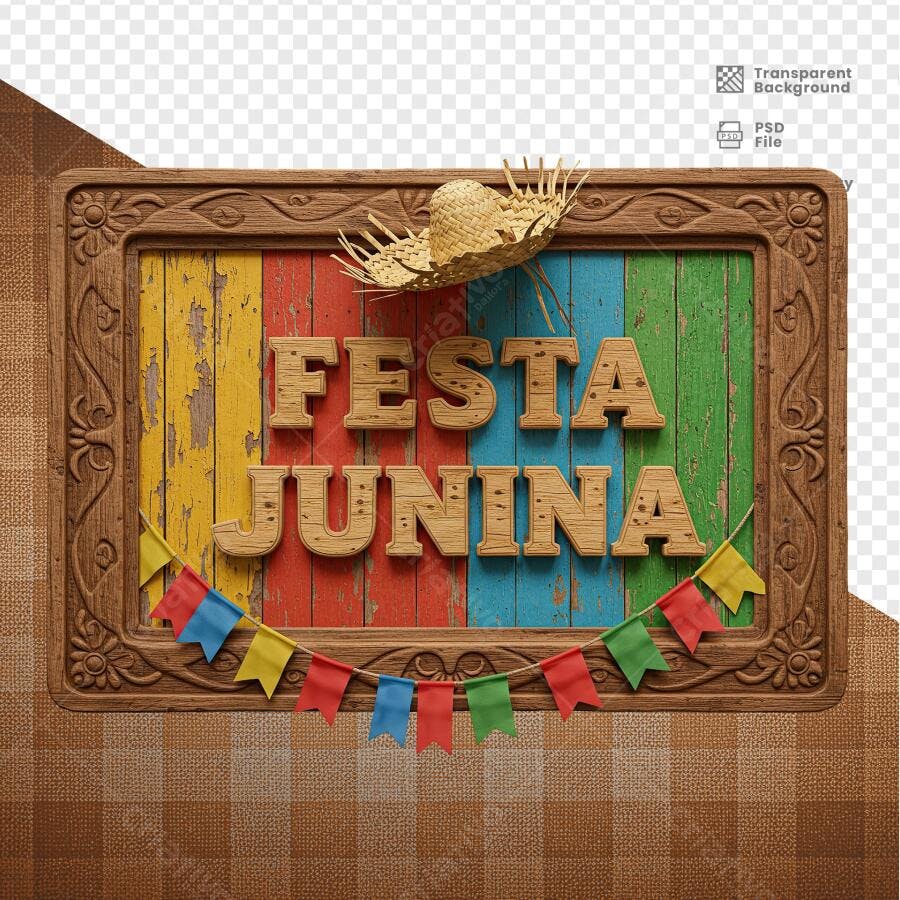 Banner Festa Junina PSD Editável