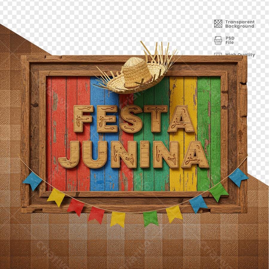 Banner Festa Junina PSD Editável