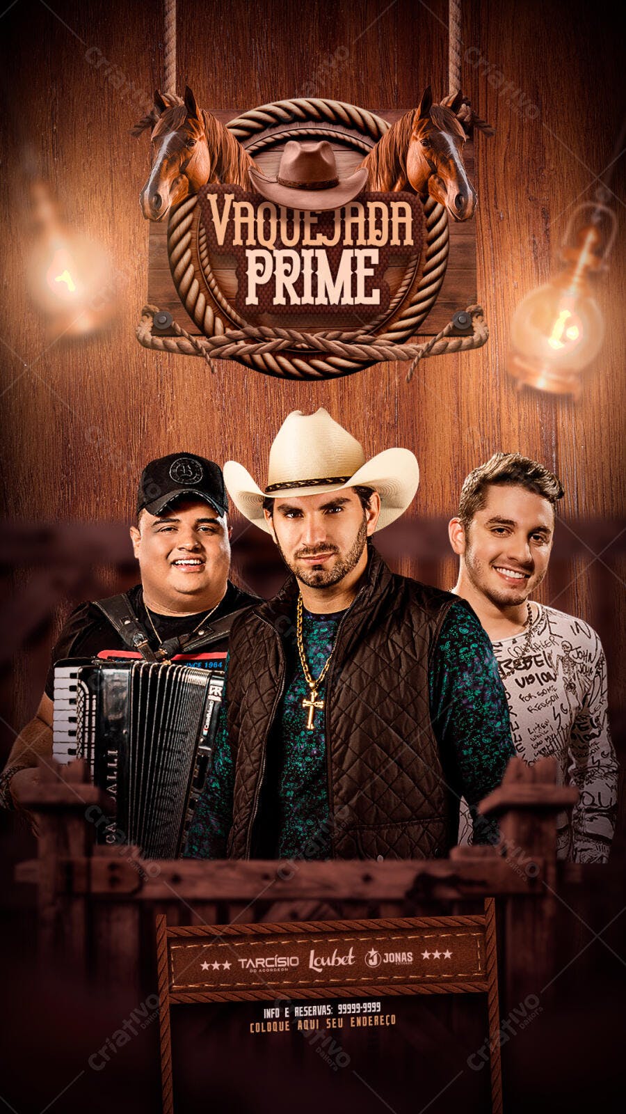 Flyer Vaquejada PSD Editável