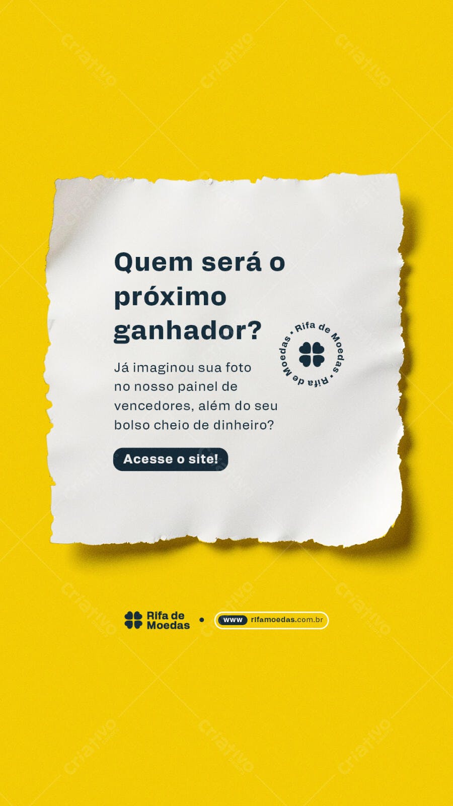 Flyer para Rifa PSD Editável