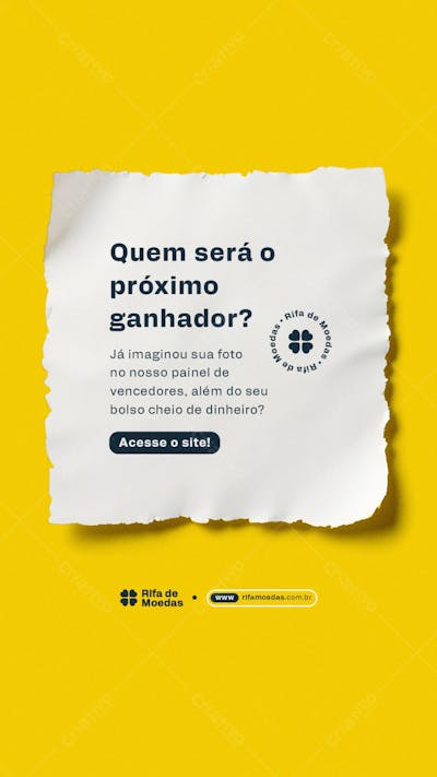 RIFA DE MOEDAS STORY 4