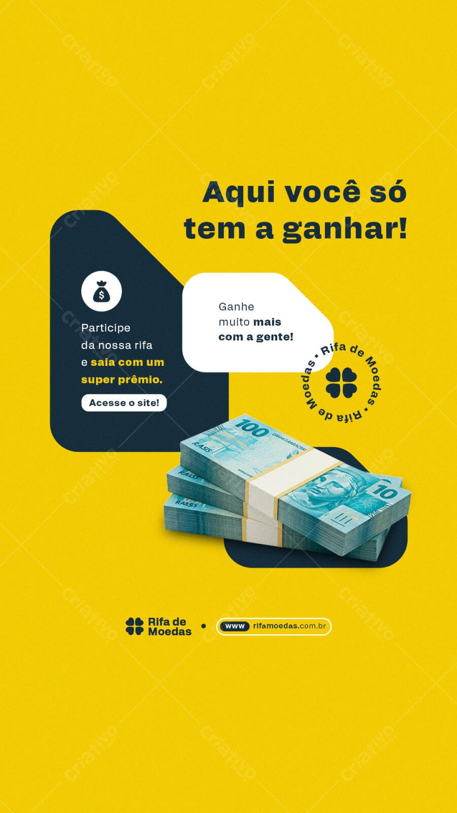 Flyer para Rifa PSD Editável