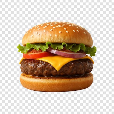 Hamburguer suculento png transparente