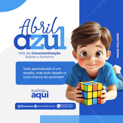 SOCIAL MEDIA DIA MUNDIAL DE CONSCIENTIZAÇÃO DO AUTISMO 03