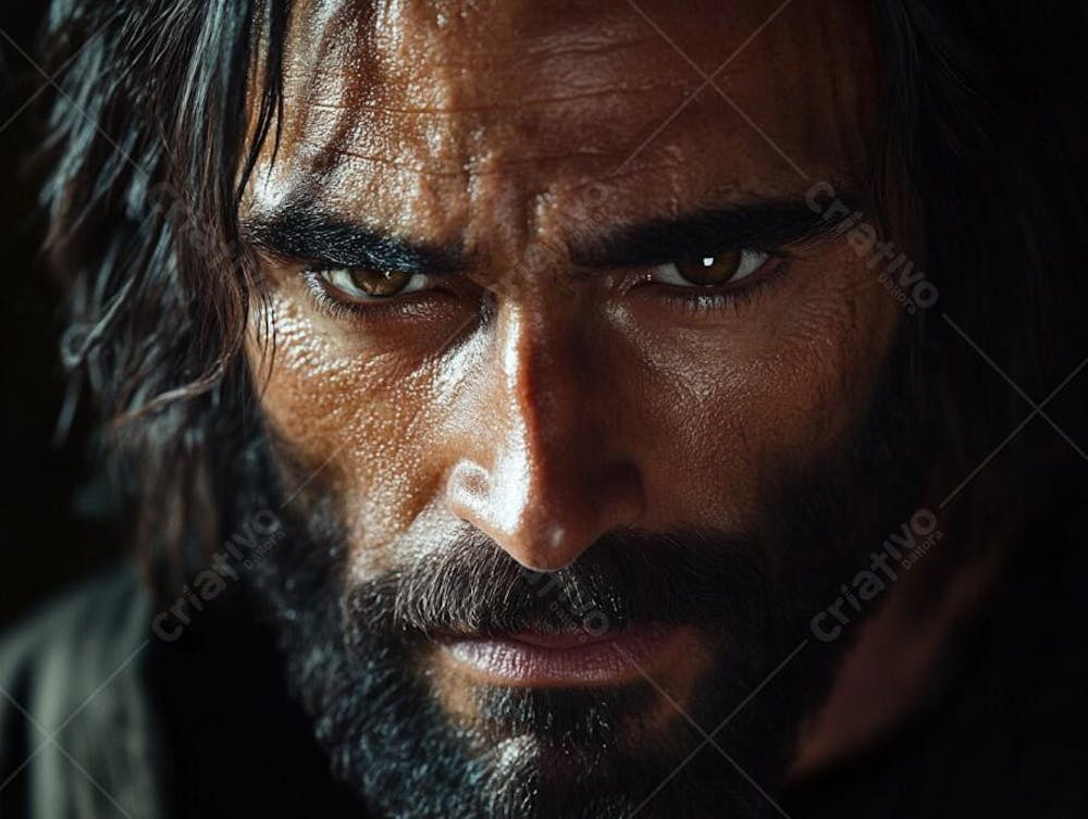 IMAGEM REALISTA DO ROSTO DE JESUS CRISTO PARA PÁSCOA E CORPUS CRISTI IMAGEM FULLHD PNG JPG (1)