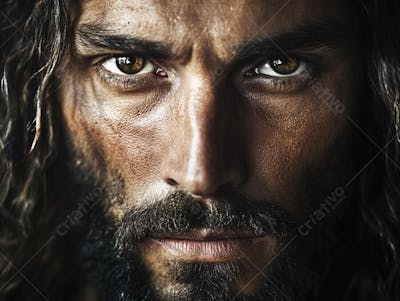IMAGEM REALISTA DO ROSTO DE JESUS CRISTO PARA PÁSCOA E CORPUS CRISTI IMAGEM FULLHD PNG JPG (2)