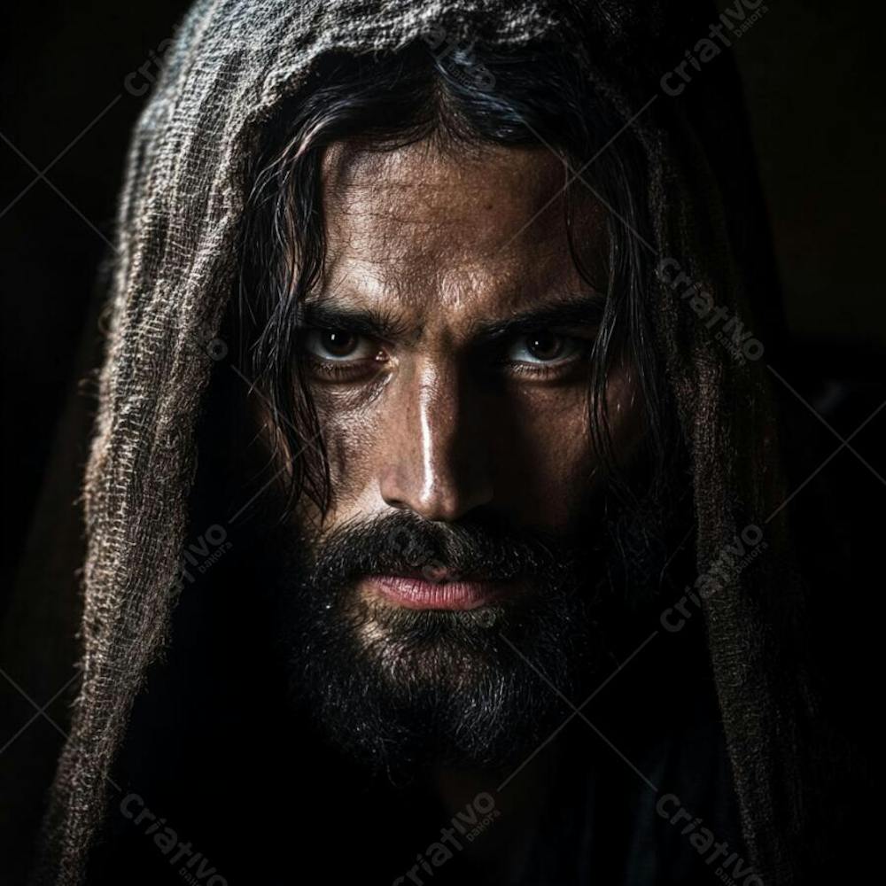 IMAGEM REALISTA DO ROSTO DE JESUS CRISTO PARA PÁSCOA E CORPUS CRISTI IMAGEM FULLHD PNG JPG (7)