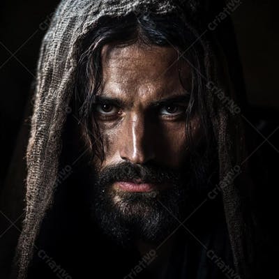 IMAGEM REALISTA DO ROSTO DE JESUS CRISTO PARA PÁSCOA E CORPUS CRISTI IMAGEM FULLHD PNG JPG (7)