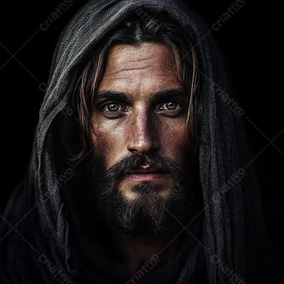 IMAGEM REALISTA DO ROSTO DE JESUS CRISTO PARA PÁSCOA E CORPUS CRISTI IMAGEM FULLHD PNG JPG (6)