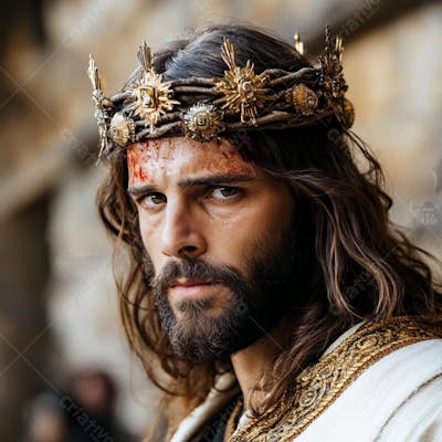 IMAGEM REALISTA DO ROSTO DE JESUS CRISTO PARA PÁSCOA E CORPUS CRISTI IMAGEM FULLHD PNG JPG (11)