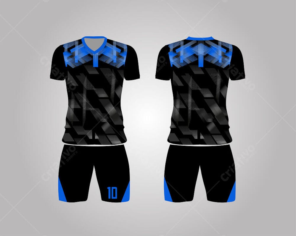 ESTAMPA  PRETO COM AZUL