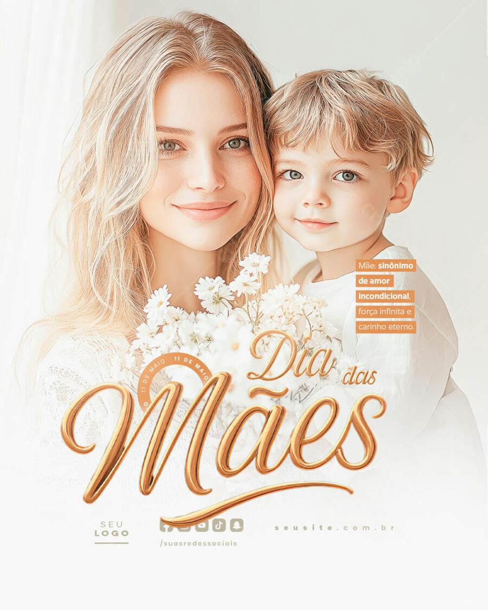 Dia das Mães Parabéns pelo seu dia social media feed editável (3)