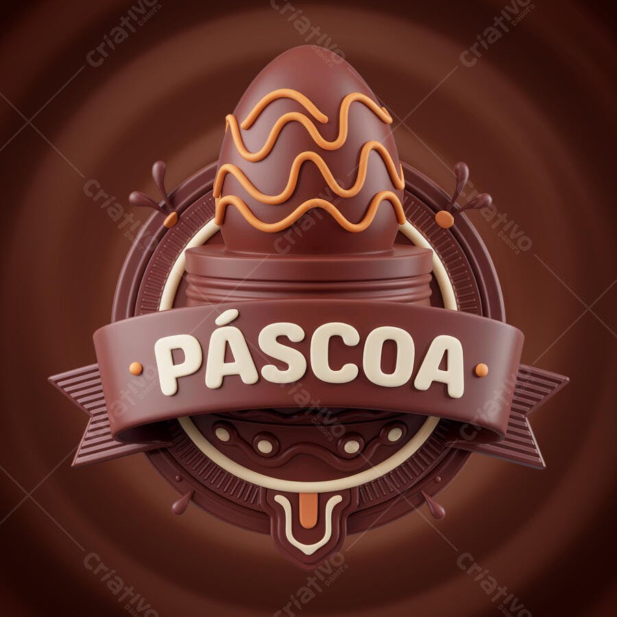 Banner Páscoa PSD Editável