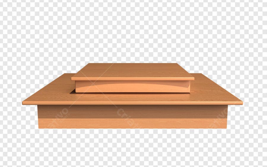 Mockup de Palco em Madeira PSD Editável