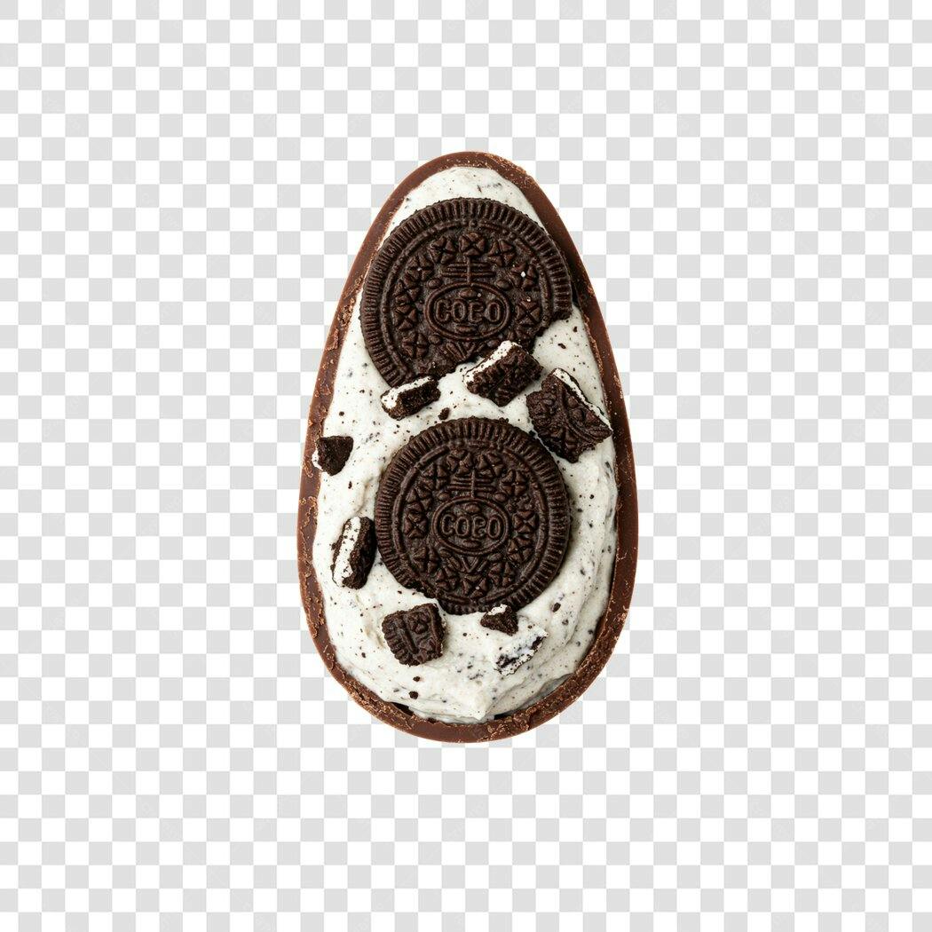 Imagem Ovo de Páscoa Oreo PNG com fundo transparente