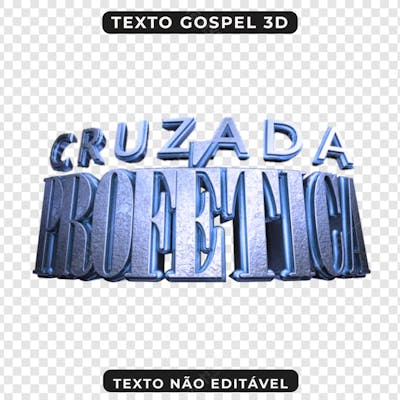 PSD CRUZADA PROFETICA 3D