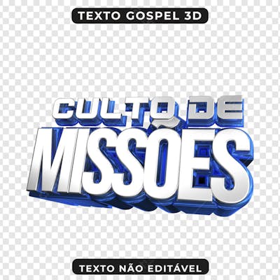 PSD CULTO DE MISSÕES 3D