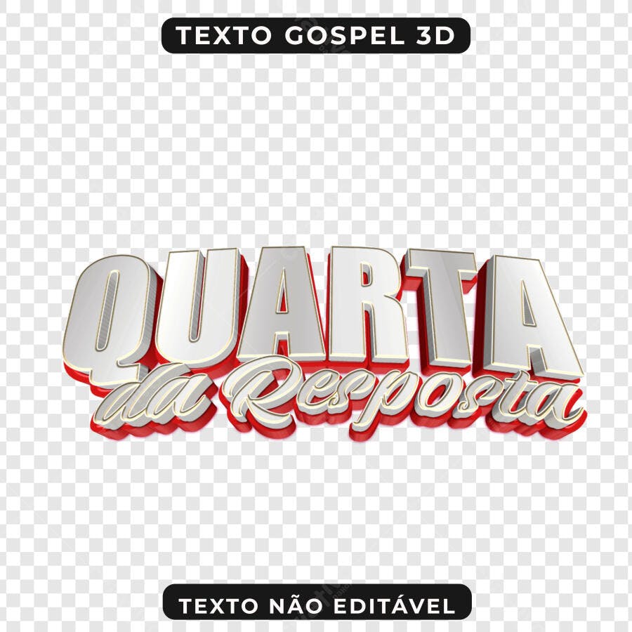 Banner Quarta da Resposta PNG com fundo transparente