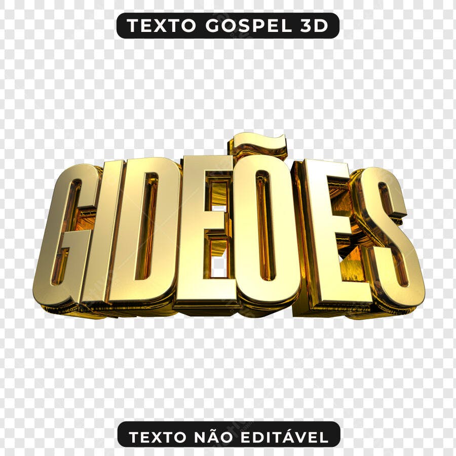 Logo PNG para tema Gospel com fundo transparente