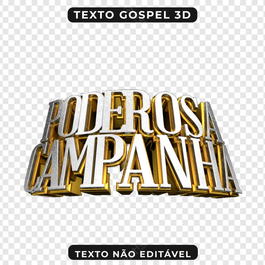 Logo Poderosa Campanha PNG com fundo transparente