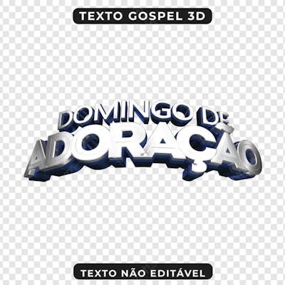 DOMINGO DE ADORAÇÃO 3D