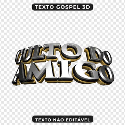 CULTO DO AMIGO 3D