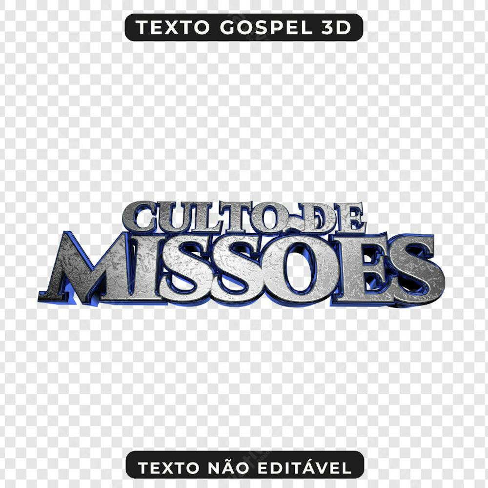 CULTO DE MISSÕES 3D