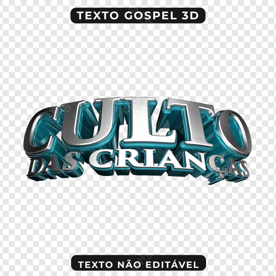 Banner Culto Infantil PNG com fundo transparente