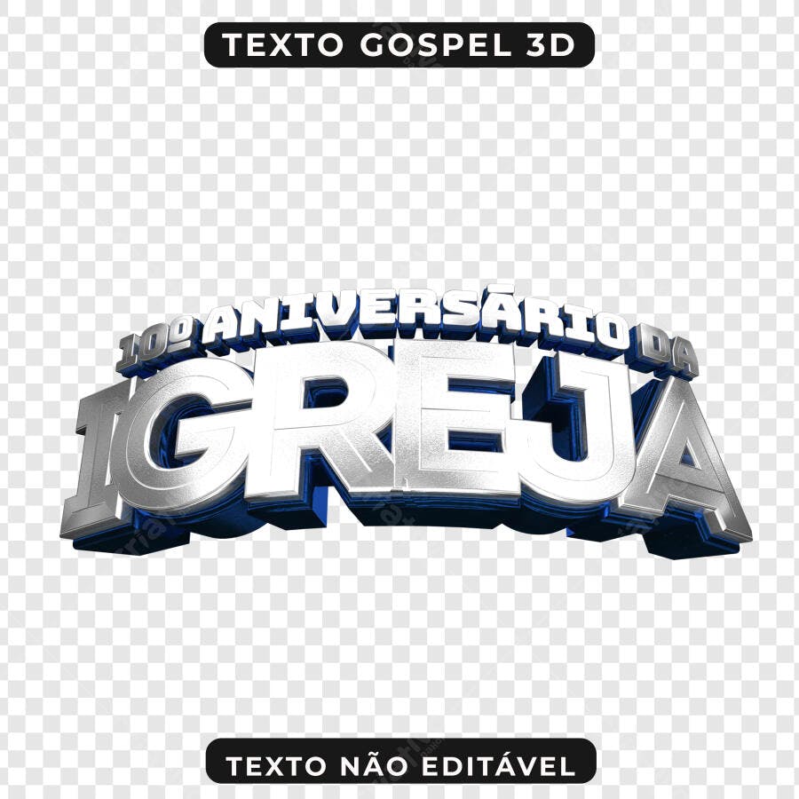 Banner 100 Anos Igreja PNG com fundo transparente