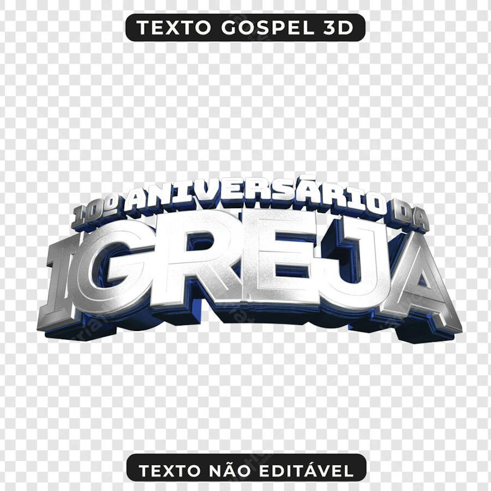 ANIVERSARIO DA IGREJA 3D