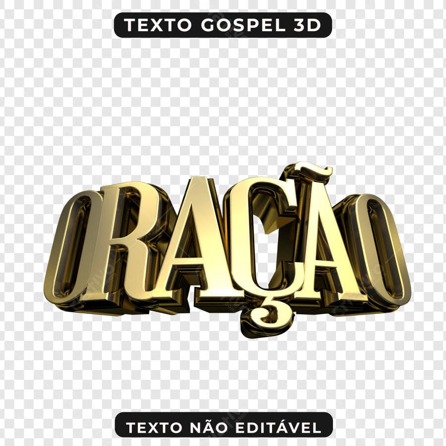 Logo Gospel Oração PNG com fundo transparente