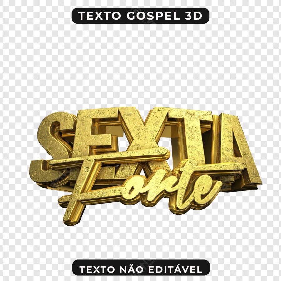 Banner Sexta Forte PNG com fundo transparente