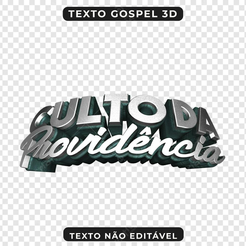 CULTO DA PROVIDÊNCIA 3D