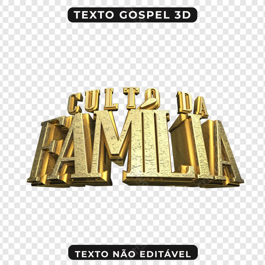 Banner culto da família PNG com fundo transparente