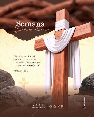 semana santa ele vive