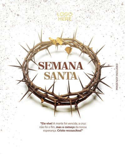 semana santa ele vive a morte foi vencida