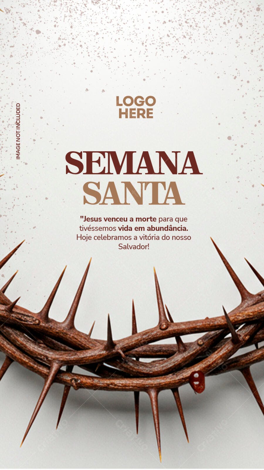 Flyer Semana Santa PSD Editável