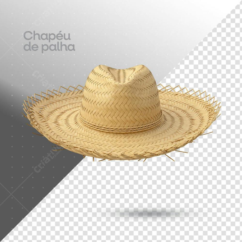 CHAPEU DE PALHA 