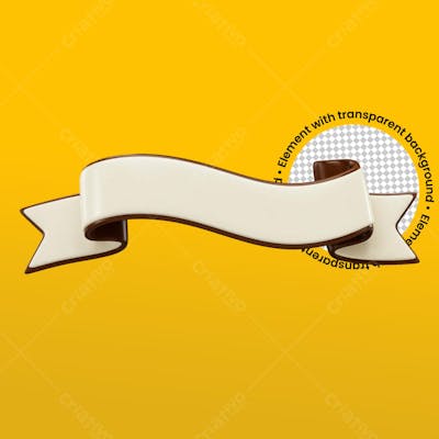 selo para páscoa faixa de chocolate renderização pixar
